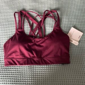 Victoria’s Secret Plum/Burgundy Sports Bra Size Medium